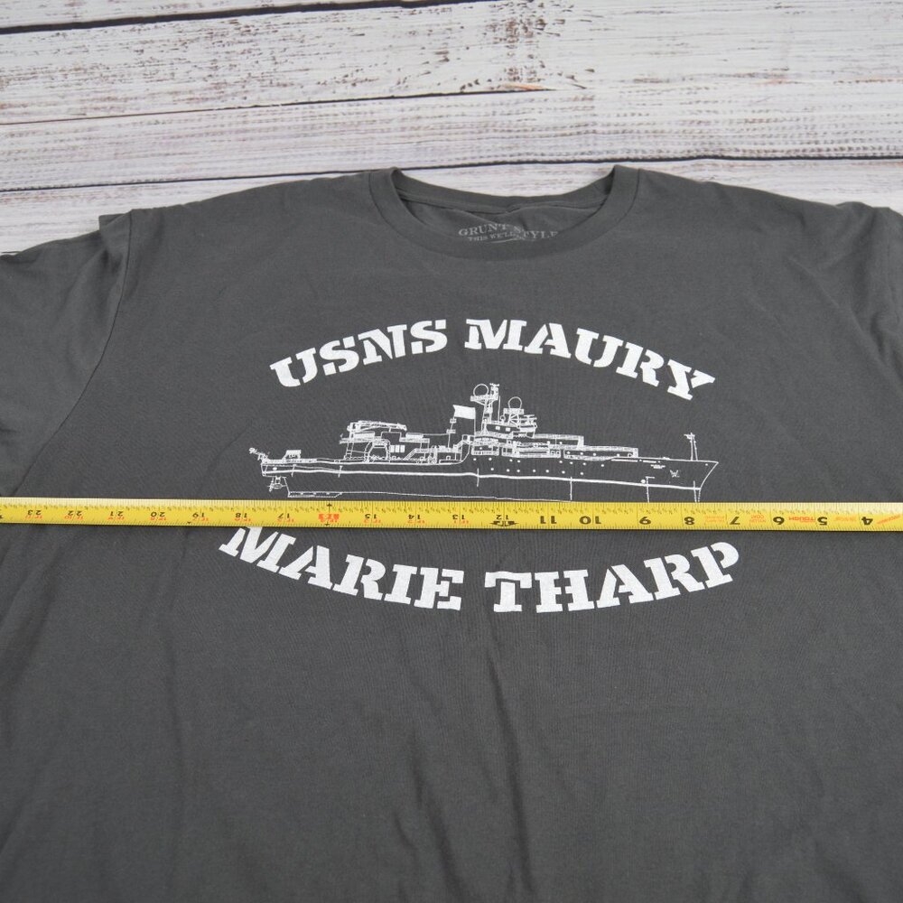 Grunt Style Men's USNS Maury Marie Tharp Shots Fired Size 2X XXL 2XL NEW - Picture 7 of 16